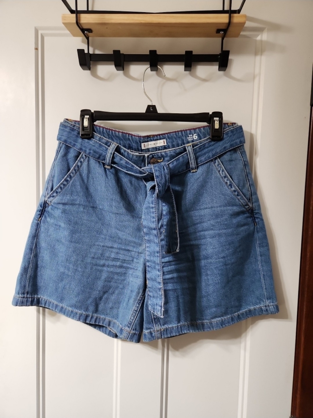 Tommy Hilfiger Light Denim Shorts - 6